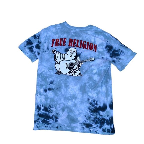 Rare Tie Dyed True Religion Big Buddha Shirt Large - Picture 2 of 5